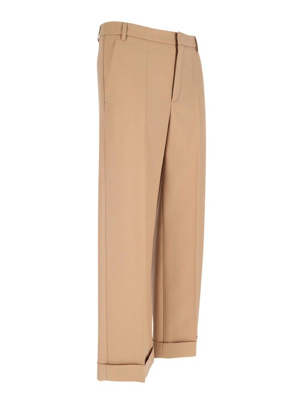 The Best Shops VALENTINO: casual trousers - Straight pants in virgin wool