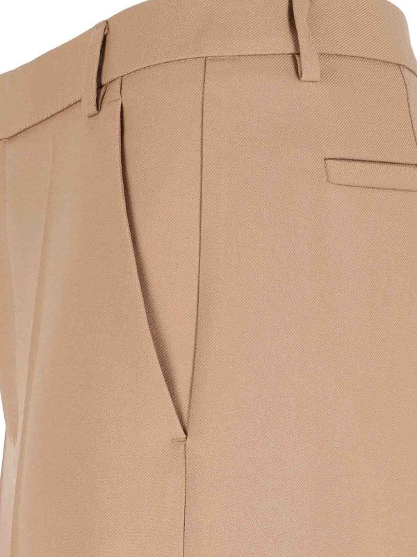 Straight pants in virgin wool shop online: VALENTINO