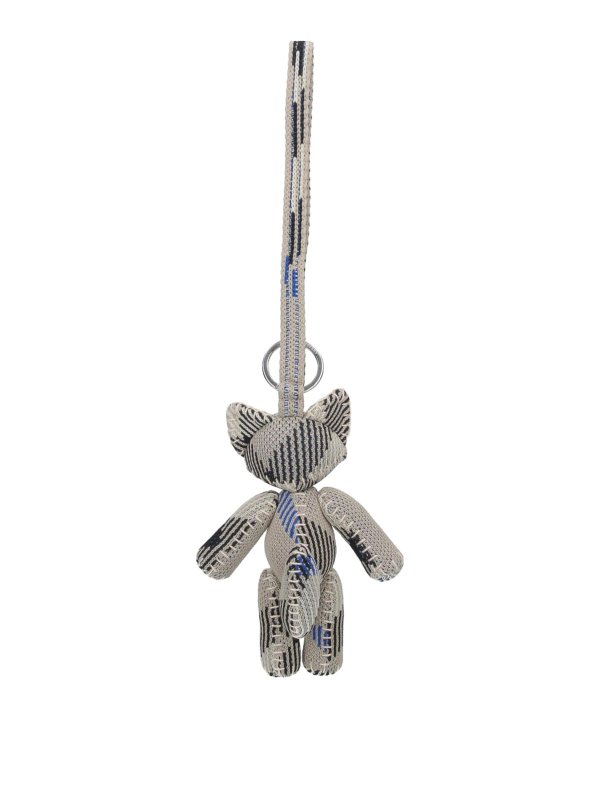 BURBERRY: key holders online - Volpe keychain charm
