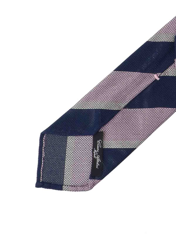 CESARE ATTOLINI NAPOLI: ties & bow ties online - Silk stripe tie