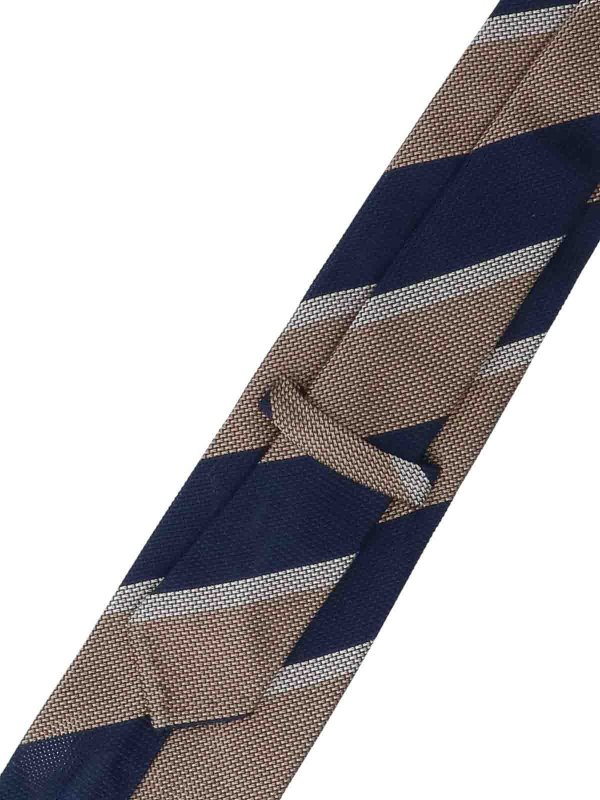 The Best Shops CESARE ATTOLINI NAPOLI: ties & bow ties - Silk stripe tie
