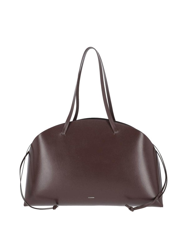 JIL SANDER: Sacs portés épaule  - Sac Porté Épaule - Marron
