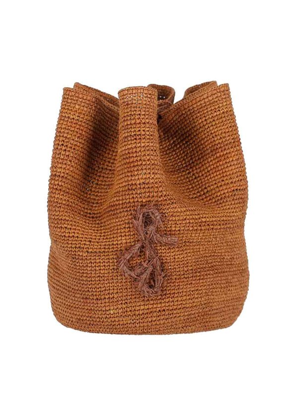 RUSLAN BAGINSKIY: クロスボディバッグ - クロスボディバッグ - ブラウン