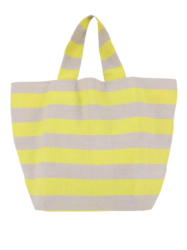 DANIELA GREGIS: トートバッグ - トートバッグ - イエロー