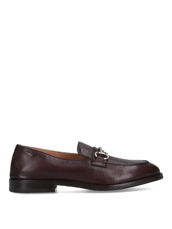 ALEXANDER HOTTO: ロファー＆スリッパ - ローファー - ブラウン