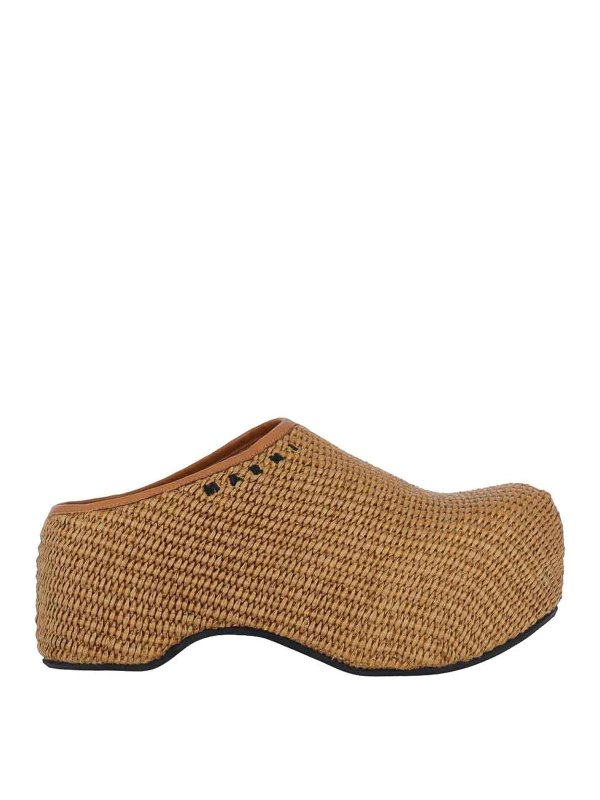 Marni: Sandalen - Sandalen - Braun