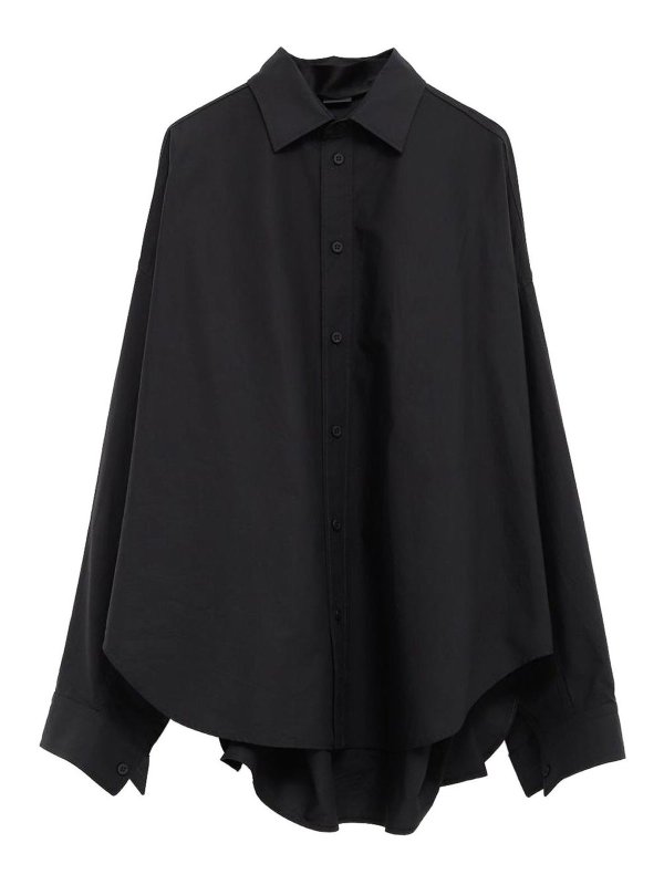 BALENCIAGA: Hemden - Hemd - Schwarz