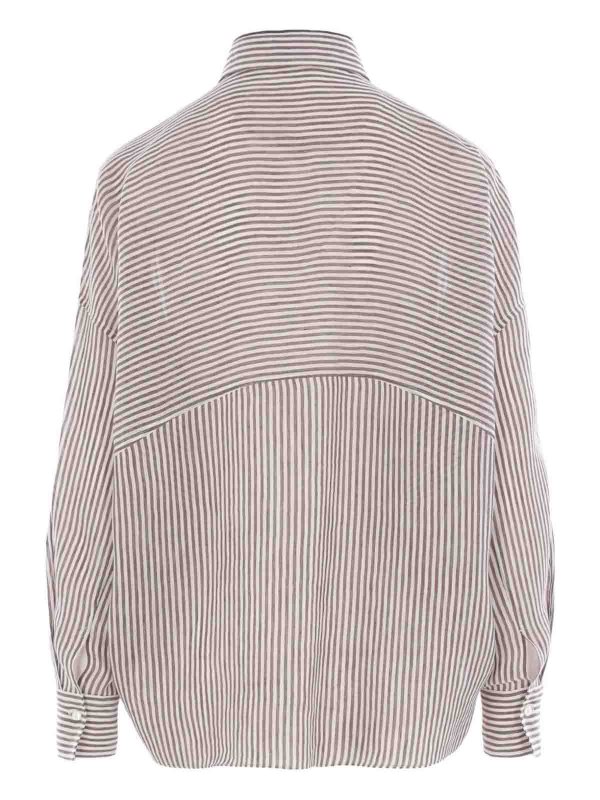 BRUNELLO CUCINELLI buy online シャツ - ブラウン