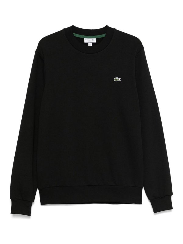 LACOSTE: スウェット＆セーター - スウェットシャツ/セーター - 黒