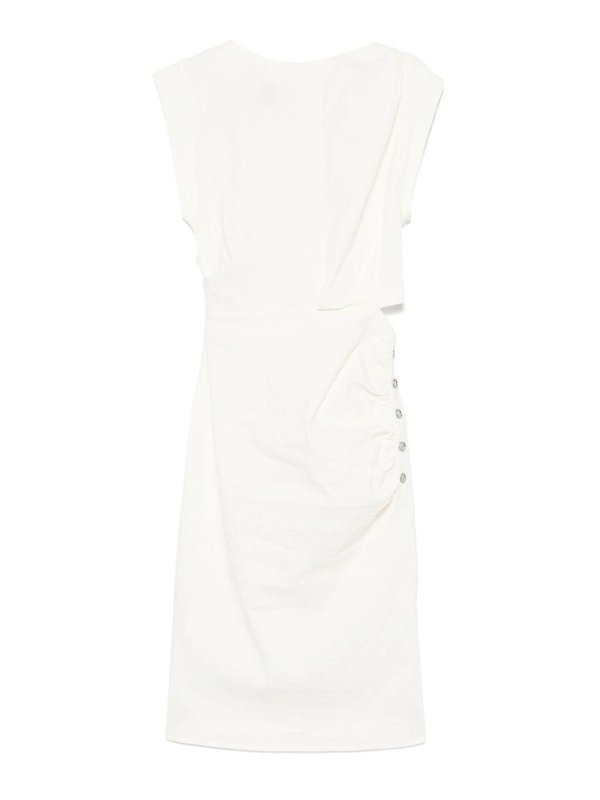 Pinko: ニーレングスドレス - 膝丈ドレス - 白