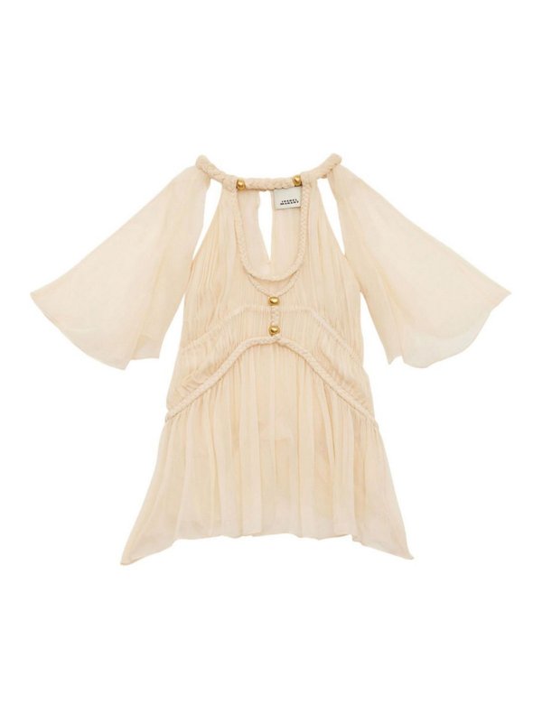 ISABEL MARANT: Top e canotte - Rosaline ha raccolto la cima della seta