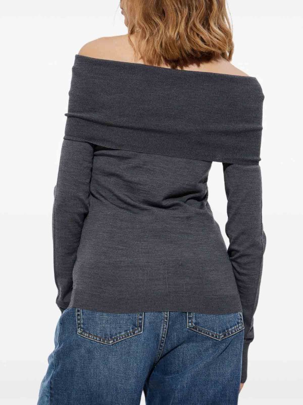 STELLA McCARTNEY: crew necks online - Off-Shoulder Sweater