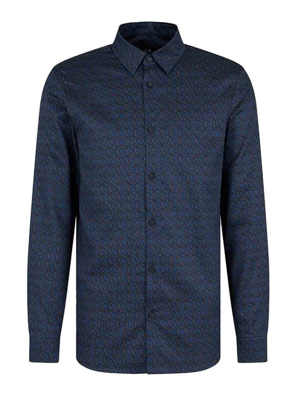 ARMANI EXCHANGE: Hemden - Hemd - Dunkelblau