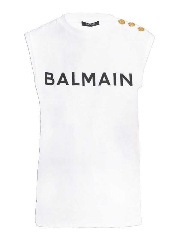 Balmain: t-shirt - Tshirt maniche corte