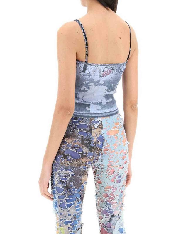 DIESEL: トップス＆タンクトップ online - トップ/タンクトップ - ミディアムウォッシュ