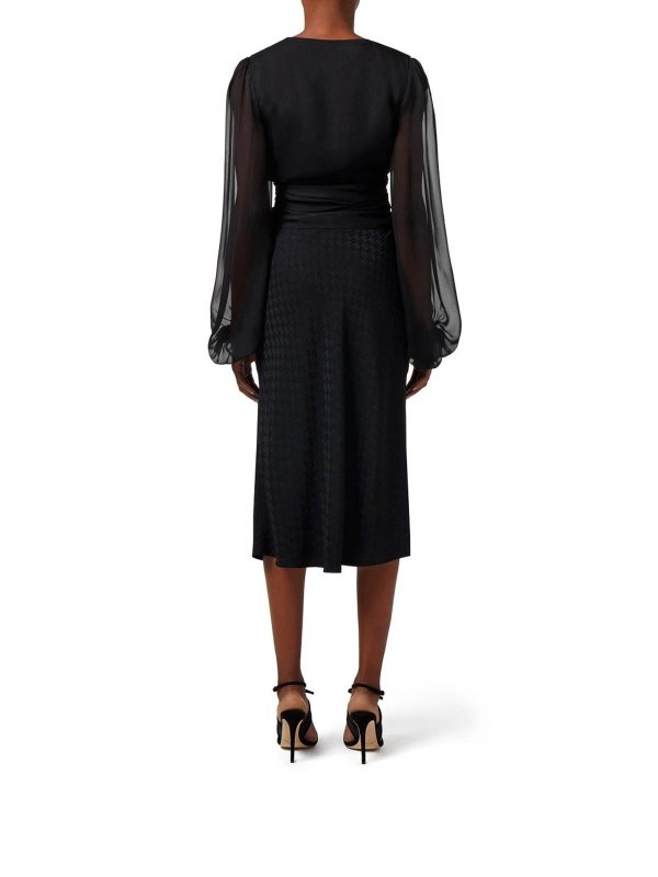 ELISABETTA FRANCHI: ニーレングススカート＆ミディ丈 online - 膝丈/ミディスカート - 黒
