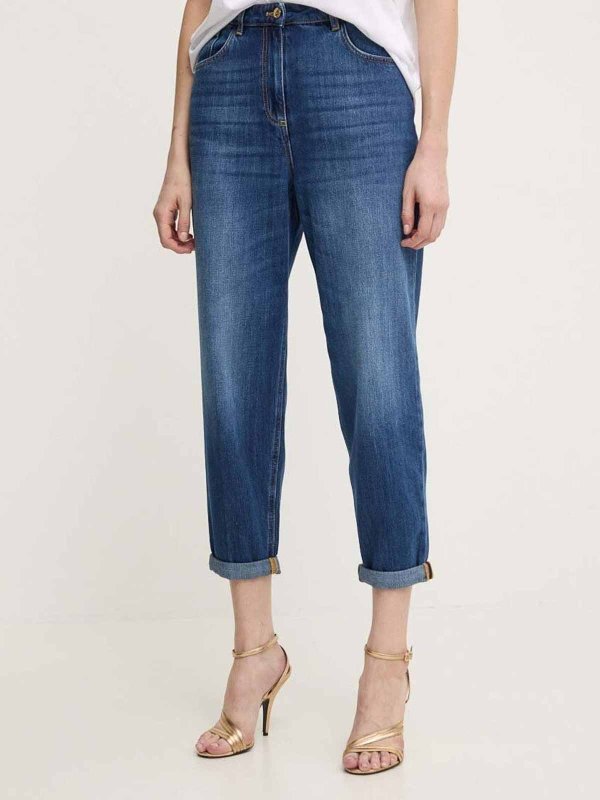 ELISABETTA FRANCHI: Jeans évasés online - Jean Bootcut - Délavé