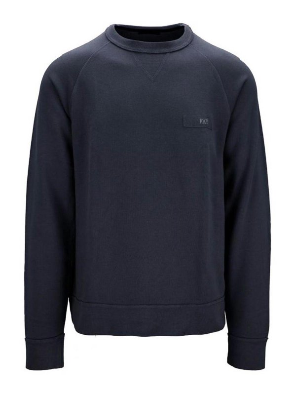 FAY: クルーネック - クルーネック - ブルー