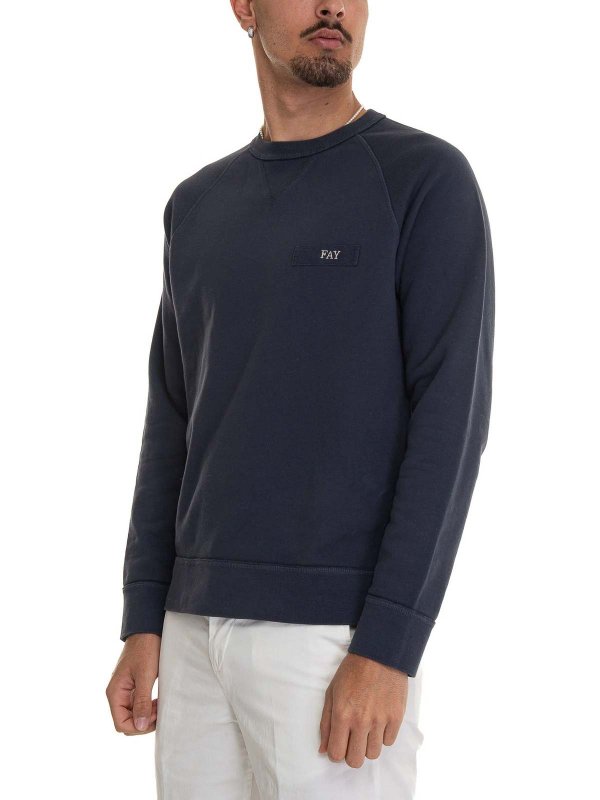 FAY: クルーネック online - クルーネック - ブルー