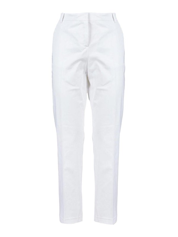 Pinko: Pantalones casual - Shorts - Blanco