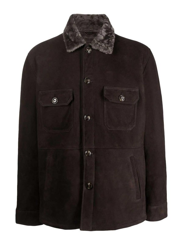 BARBA NAPOLI: Casualjacken - Casualjacke - Braun