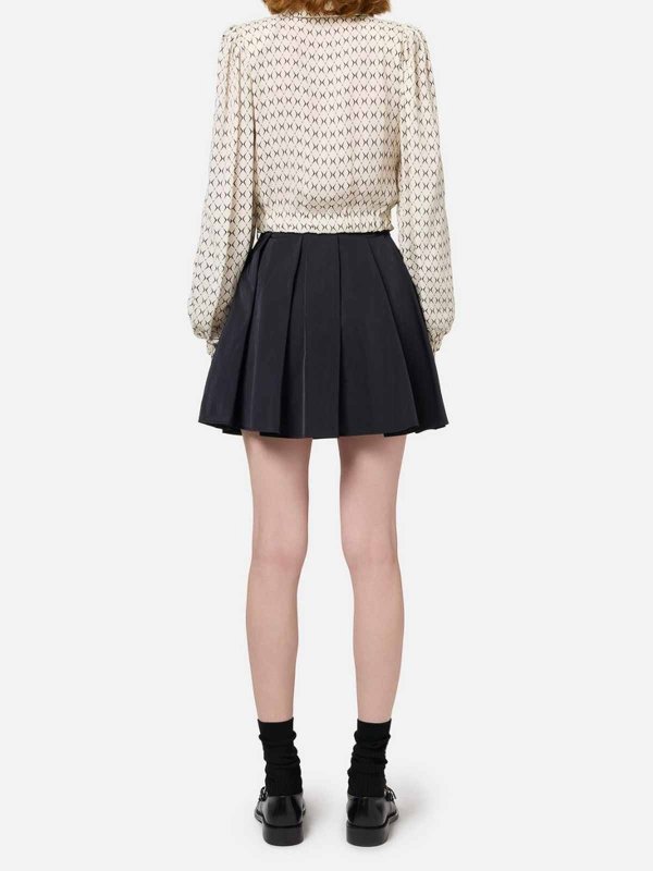 The Best Shops ELISABETTA FRANCHI: ニーレングススカート＆ミディ丈 - 膝丈/ミディスカート - 黒