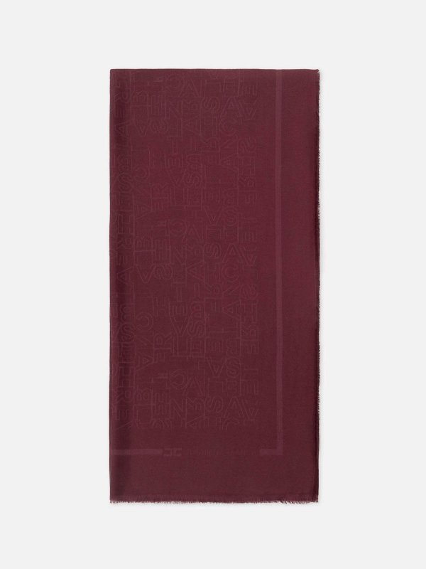 ELISABETTA FRANCHI: スカーフ online - スカーフ - 赤