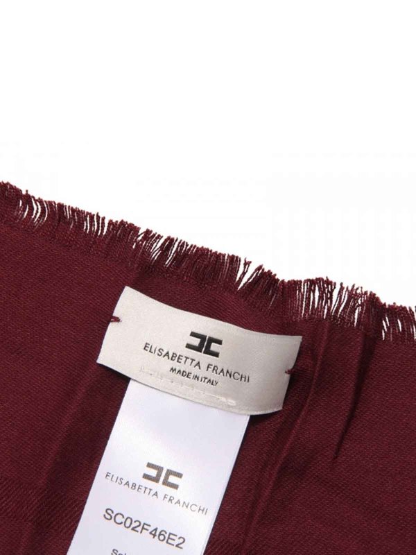 The Best Shops ELISABETTA FRANCHI: スカーフ - スカーフ - 赤