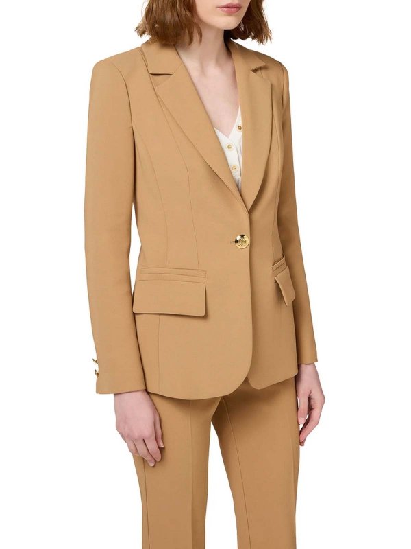 ELISABETTA FRANCHI: Knielange Kleider online - Knielanges Kleid - Bronze