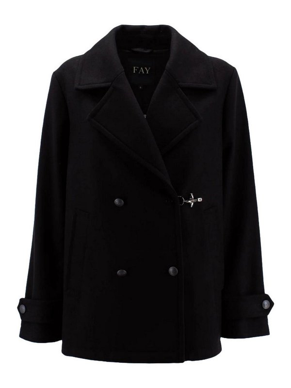 FAY: Manteaux courts - Manteau Court - Noir