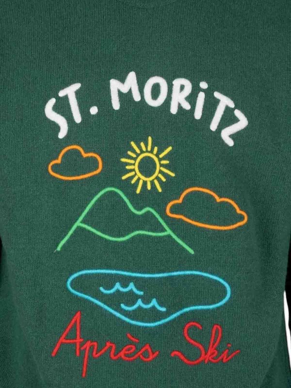 The Best Shops MC2 SAINT BARTH: Suéteres con cuello pico - Suéter Cuello Redondo - Verde