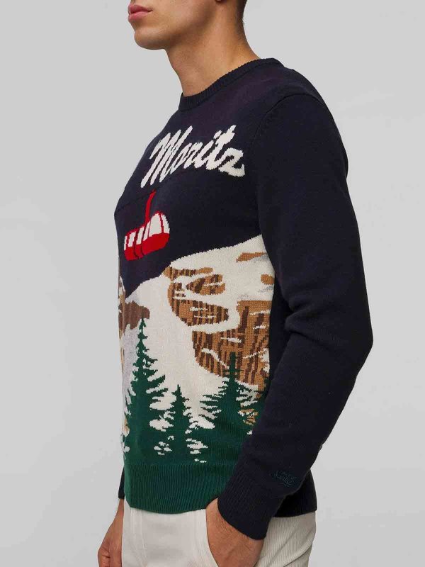 クルーネック - マルチカラー shop online: MC2 SAINT BARTH