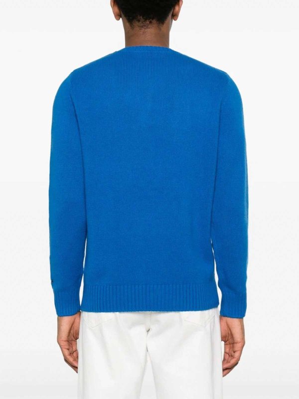 The Best Shops MC2 SAINT BARTH: Suéteres con cuello pico - Suéter Cuello Redondo - Azul