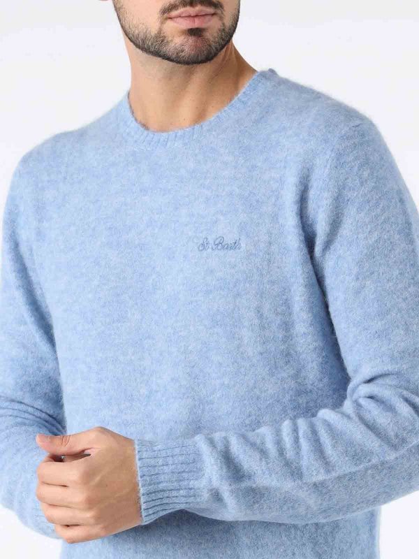 The Best Shops MC2 SAINT BARTH: クルーネック - クルーネック - ライトブルー