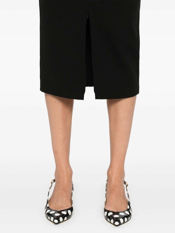 膝丈/ミディスカート - 黒 shop online: Pinko