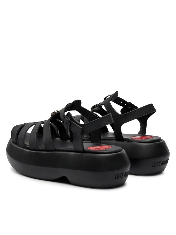 LOVE MOSCHINO: Sandalias online - Sandalias - Negro