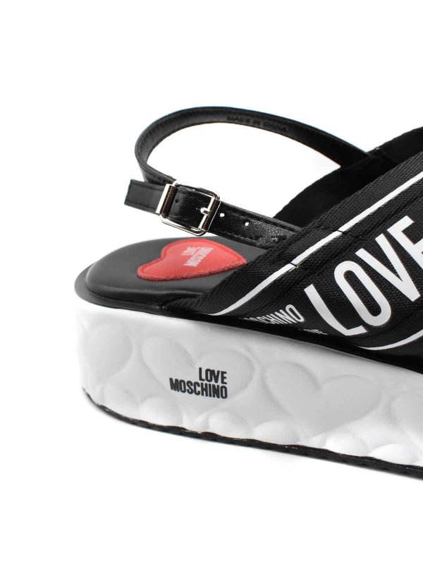 The Best Shops LOVE MOSCHINO: Sandalen - Sandalen - Schwarz
