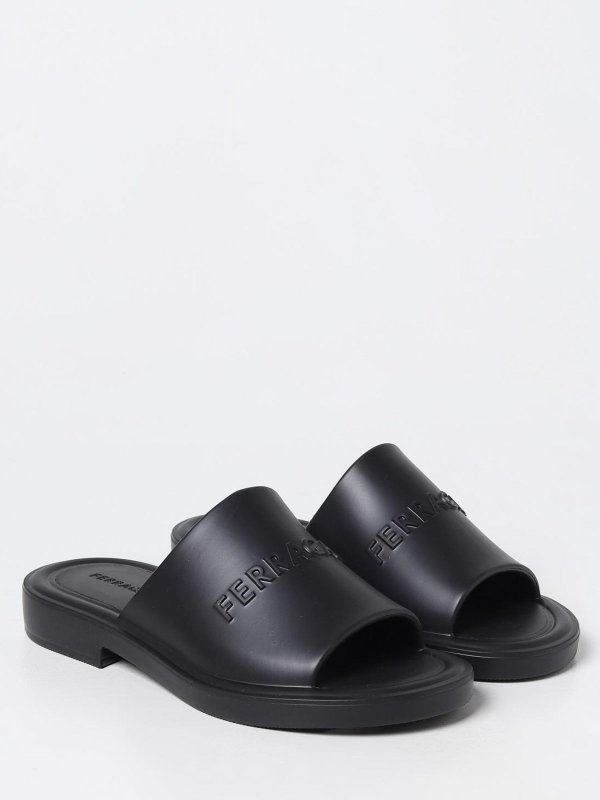 FERRAGAMO: サンダル online - サンダル - 黒