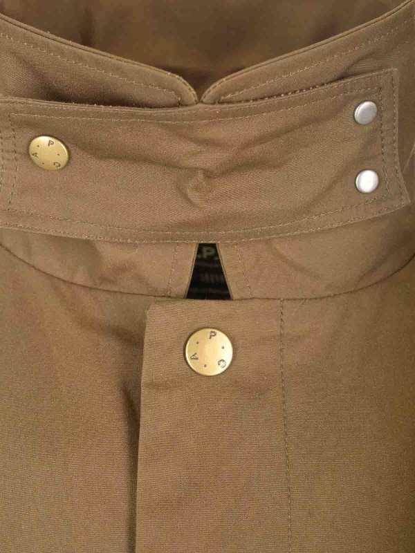 A.P.C. buy online Knielanger Mantel - Grün