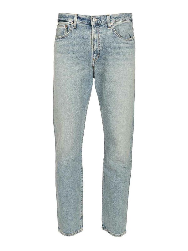 AGOLDE: ストレートジーンズ - ストレートジーンズ - ライトブルー