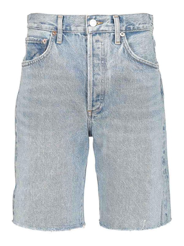 AGOLDE: トラウザーショーツ - ショートパンツ - ブルー