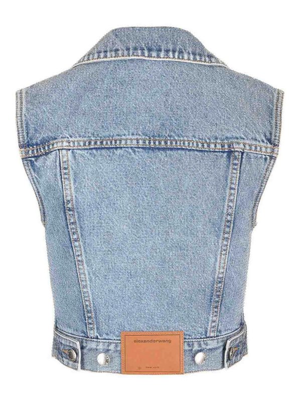 ALEXANDER WANG: maglieria gilet online - Giubbotto di jeans