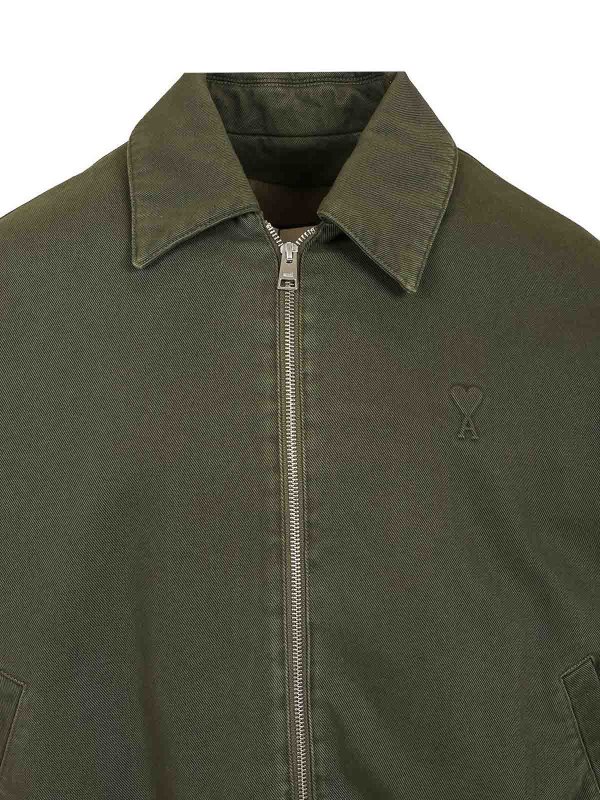 De Coeur Cotton Jacket shop online: AMI PARIS
