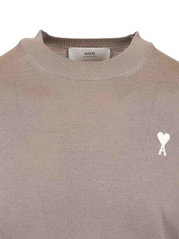 The Best Shops AMI PARIS: crew necks - De Coeur Sweater