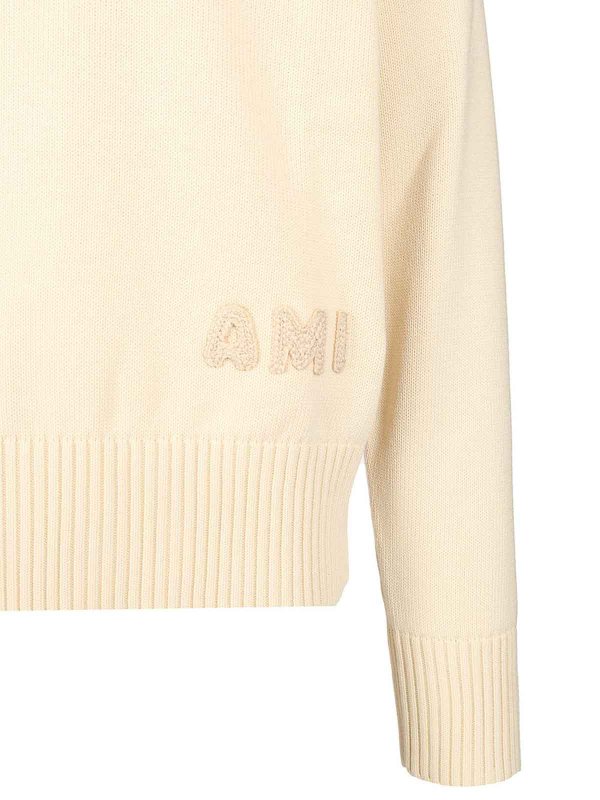 Sweatshirt - Weiß shop online: AMI PARIS