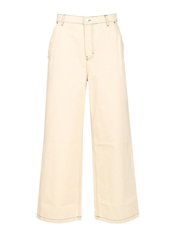 AMI PARIS: jeans bootcut - Jeans a gamba larga