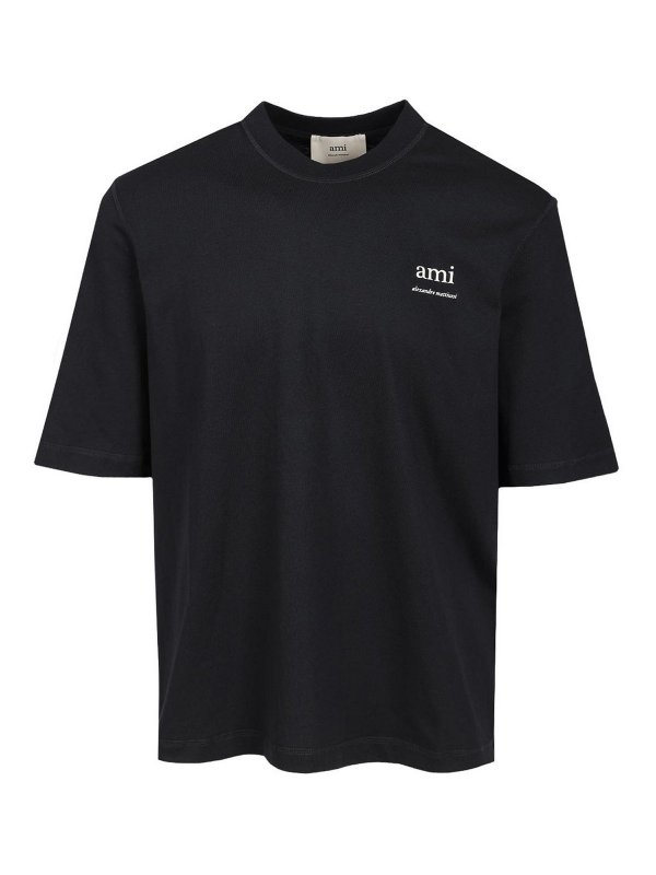AMI PARIS: t-shirts - T-Shirt  Alexandre Mattiussi In Cotton Jersey