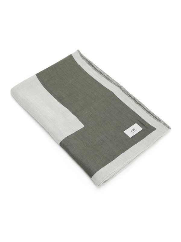 AMI PARIS: accessori mare - Asciugamano da spiaggia bicolore