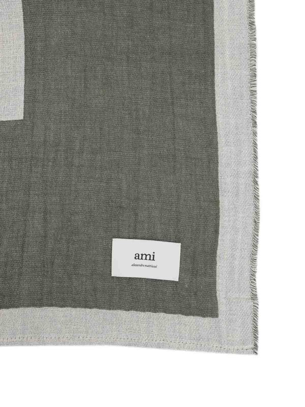 AMI PARIS: accessori mare online - Asciugamano da spiaggia bicolore