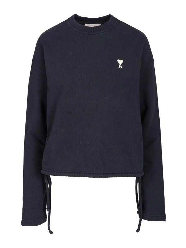 AMI PARIS: Sudaderas y suéteres - Sudadera - Azul